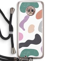 Memphis Shapes: Motorola Moto G6 Transparant Hoesje met koord