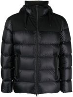 Herno drawstring-hood padded down jacket - Noir