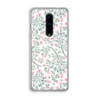 Sierlijke bloemen: OnePlus 8 Transparant Hoesje