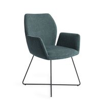 Jesper Home Eetkamerstoel 'Misaki' Cross Black, kleur Merry Mermaid