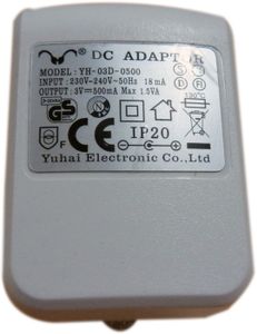 Adaptor 3V DC mA incl female plug - Dickensville