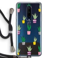 Sanseveria: OnePlus 7 Pro Transparant Hoesje met koord
