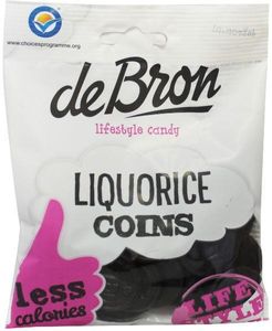 Muntendrop/liquorice coins suikervrij