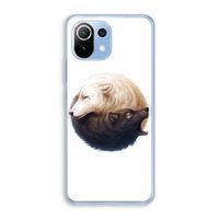 Yin Yang Wolves: Xiaomi Mi 11 Lite Transparant Hoesje