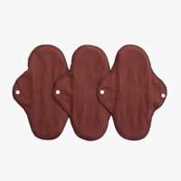 ImseVimse Full Cycle Kit - wasbaar maandverband en inlegkruisjes (Kleur: warm bruin)