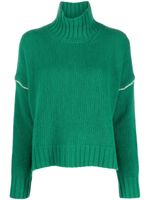 Woolrich pull à coutures contrastantes - Vert