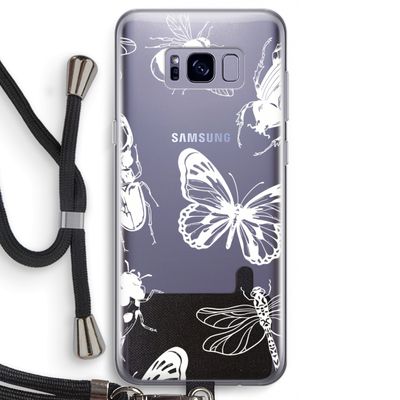 Tiny Bugs: Samsung Galaxy S8 Transparant Hoesje met koord