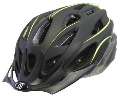 Qtcycletech qt cycle tech helm fuse mat zwart / fluo m 54-58 cm 2810420