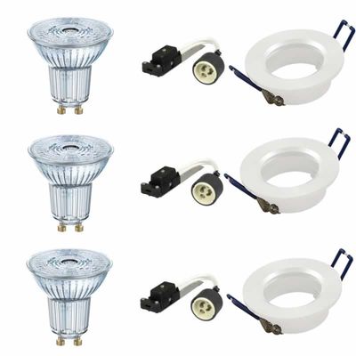3 LED inbouwspots 4.6W 2700K Serie Berst