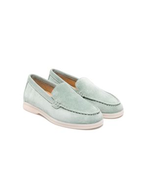 Scarosso mocassins Ludovica en daim - Vert