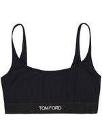 TOM FORD bralette signature à bande logo - Noir