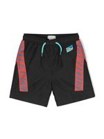 Stella McCartney Kids short de bain SMC Neon Trim - Noir