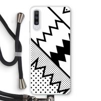 Pop Art #5: Samsung Galaxy A70 Transparant Hoesje met koord