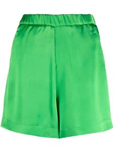 Blanca Vita short satiné Salixraso à taille haute - Vert