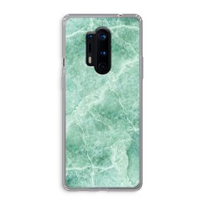 Groen marmer: OnePlus 8 Pro Transparant Hoesje