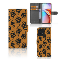 Telefoonhoesje met Pasjes voor Motorola Edge 40 Pro Snakes