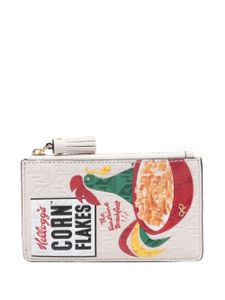 Anya Hindmarch portefeuille Anya Brands à imprimé Cornflakes - Blanc