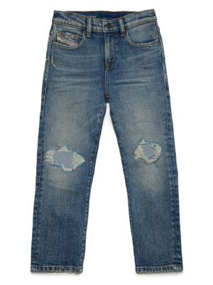 Diesel Kids D-Viker-J slim-fit jeans - Blauw