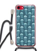 Kwallie: iPhone SE 2020 Transparant Hoesje met koord
