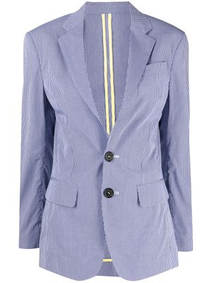 DSQUARED2 blazer à simple boutonnage - Bleu