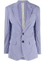 DSQUARED2 blazer à simple boutonnage - Bleu
