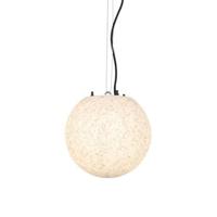 QAZQA Moderne buiten hanglamp grijs 25 cm IP65 - Nura - thumbnail