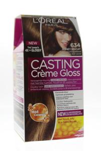 Loreal Casting creme gloss 634 Honey biscuit (1 Set)