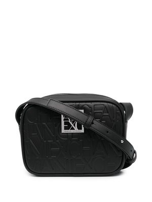 Armani Exchange sac à bandoulière à logo - Noir Armani Exchange sac à bandoulière à logo - Noir