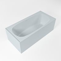 Vrijstaand bad Mondiaz Freeze | 180x85 cm | Solid surface | Ovaal | Clay Vrijstaand bad Mondiaz Freeze | 180x85 cm | Solid surface | Ovaal | Clay
