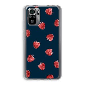 Framboosjes: Xiaomi Redmi Note 10S Transparant Hoesje
