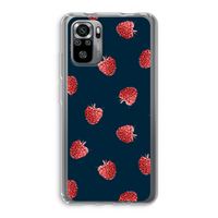 Framboosjes: Xiaomi Redmi Note 10S Transparant Hoesje