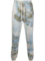 John Elliott pantalon de jogging LA à imprimé tie dye - Bleu