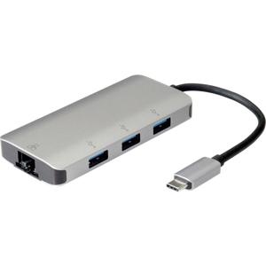 ROLINE 12.02.1108 laptop dock & poortreplicator USB 3.2 Gen 1 (3.1 Gen 1) Type-C Grijs