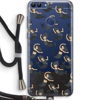 Zeemeermin: Huawei P Smart (2018) Transparant Hoesje met koord