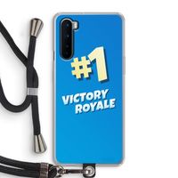 Victory Royale: OnePlus Nord Transparant Hoesje met koord