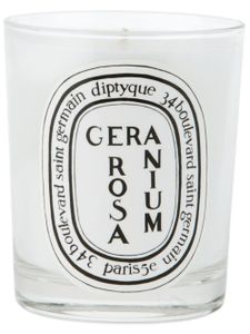 Diptyque bougie 'Geranium Rosa' - Blanc