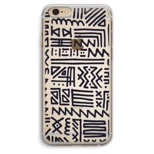 Marrakech print: iPhone 6 Plus / 6S Plus Transparant Hoesje