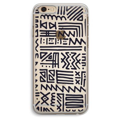 Marrakech print: iPhone 6 Plus / 6S Plus Transparant Hoesje