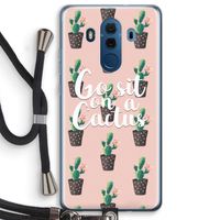 Cactus quote: Huawei Mate 10 Pro Transparant Hoesje met koord