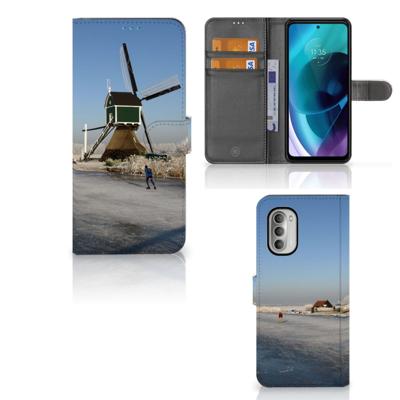 Motorola Moto G51 5G | Flip Cover | Schaatsers