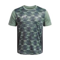 Under Armour Challenger Trainingsshirt Kids Groen Grijs Wit
