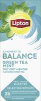 Lipton thee Feel Good Selection, Groene thee munt, pak van 25 zakjes