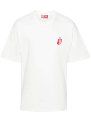 Diesel T-shirt met grafische print - Wit Diesel T-shirt met grafische print - Wit