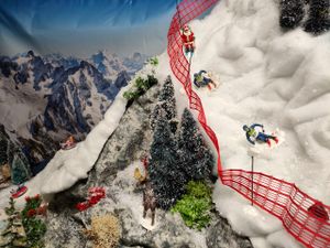 Hervormbare sheet Sneeuw 60x50 cm kerst - My Village