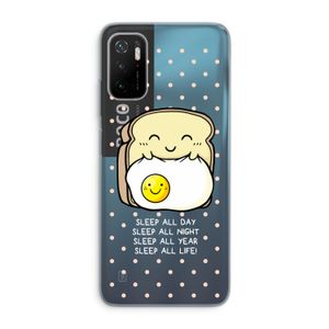 Sleep All Day: Xiaomi Poco M3 Pro 5G Transparant Hoesje