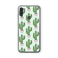 Cactus Lover: Samsung Galaxy A11 Transparant Hoesje