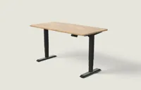 Desktronic HomePro bureau Zwart / Massief Eiken / 160x80 cm