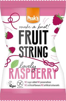 Peak's Fruit string framboos glutenvrij