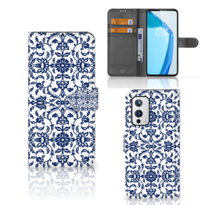 OnePlus 9 Hoesje Flower Blue