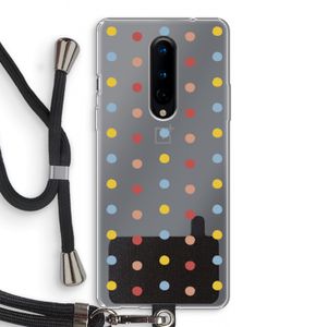 Bollen: OnePlus 8 Transparant Hoesje met koord